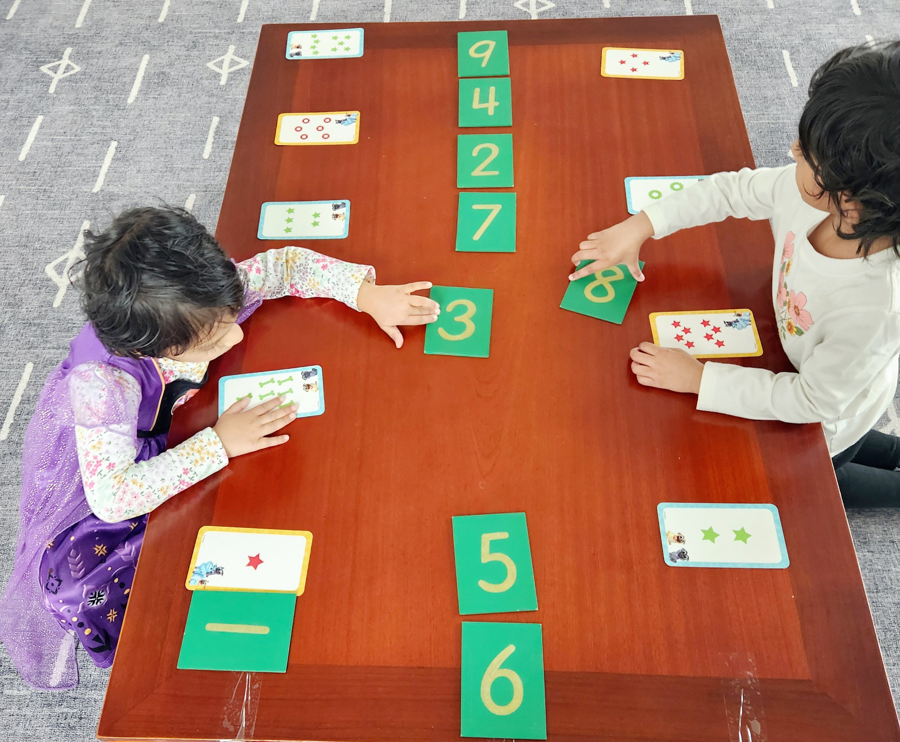 Preschool academic learning with numbers