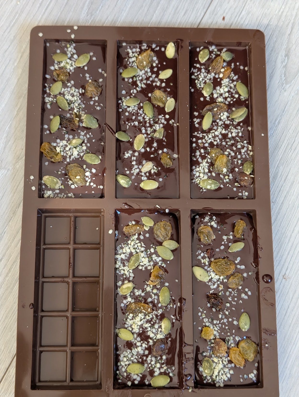 Homemade chocolate activity for healthy living
