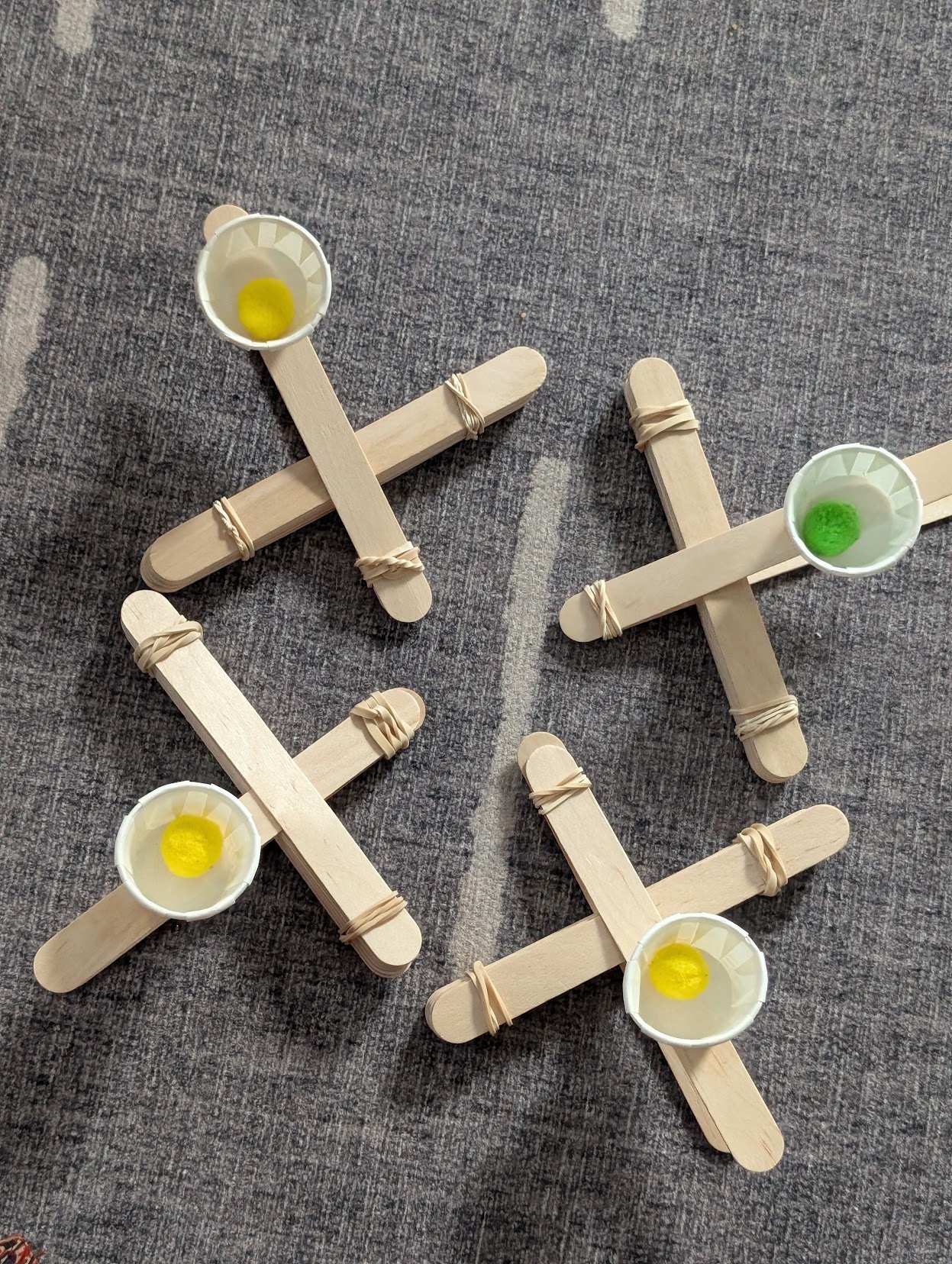 Child-made catapult STEM projects